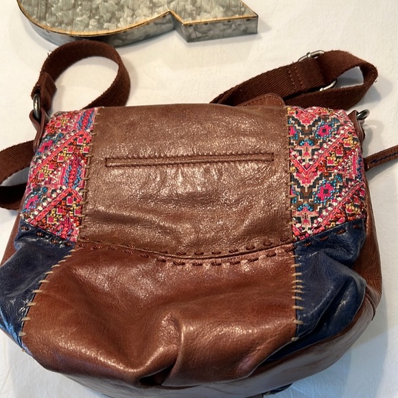 The Sak Patchwork Leather Crossbody Purse - Picture 2 of 7